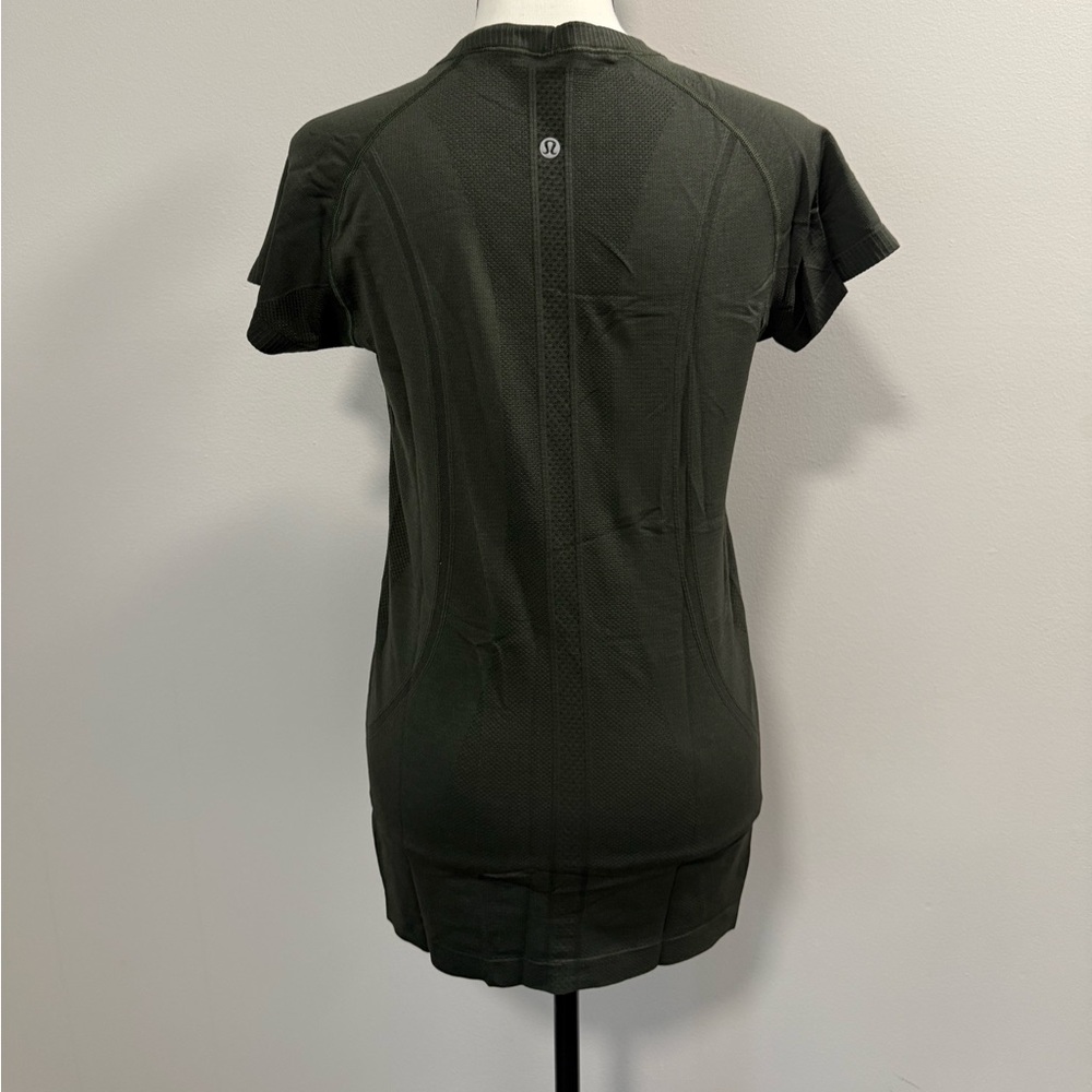 Lululemon Army Dark Green Swiftly Tech Short Sleeve Top - Picture 4 of 6